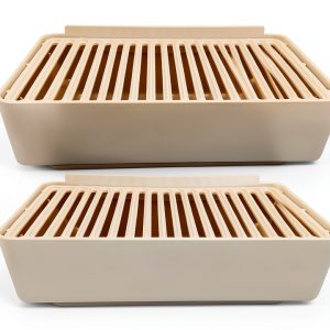 OCS Parts 2-Pack 2231 Drip Pans and 2232 Drip Pan Covers for Crathco Bubblers and Cold Beverage Dispensers | Compatible Replacement for Grindmaster Cecilware 2231 and 2232-0