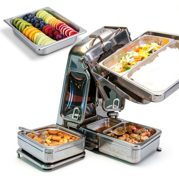 6 Pack Half Size Hotel Pans, 2.5 Inch Deep 1/2 Size Stainless Steel Steam Table Pans Restaurant Commercial Half Pans for Chafing Dishes Buffet Hotel Party-6