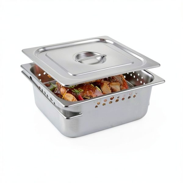 3 Pack Half 4 Inch Hotel Pan Cookware Stainless Steel Agolctry-5