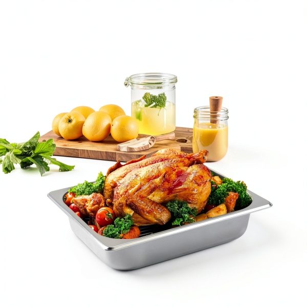 6 Pack Commercial Hotel Pans Zalaxt Stainless Steel 11x10x2.5 Inch-2