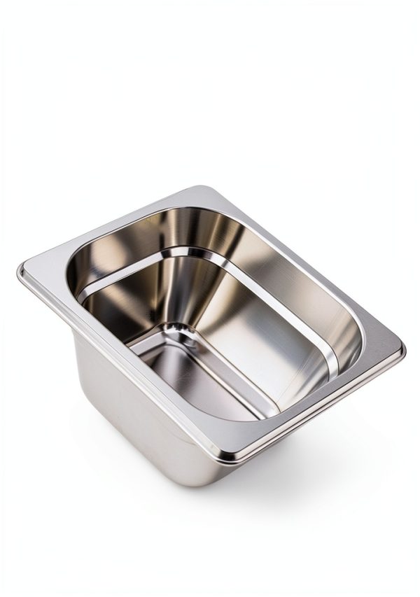 VEVOR 6 Pack Stainless Steam Hotel Pans, 1/6 Size Table Steam Pan, 4 Inch Deep, Anti Jam Restaurant Supplies Reusable Rustproof Catering Storage for Home, Party, Restaurant, Hotel, Buffet-1