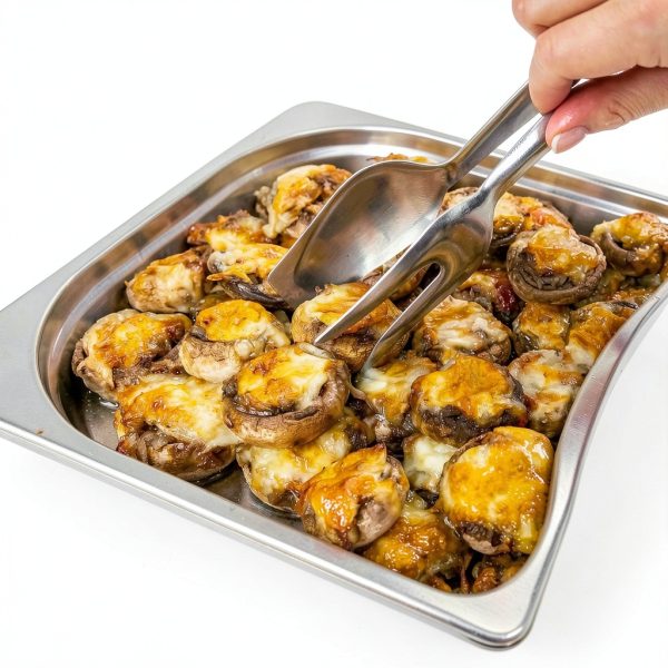 6 Pack Half Size Hotel Pans, 2.5 Inch Deep 1/2 Size Stainless Steel Steam Table Pans Restaurant Commercial Half Pans for Chafing Dishes Buffet Hotel Party-3
