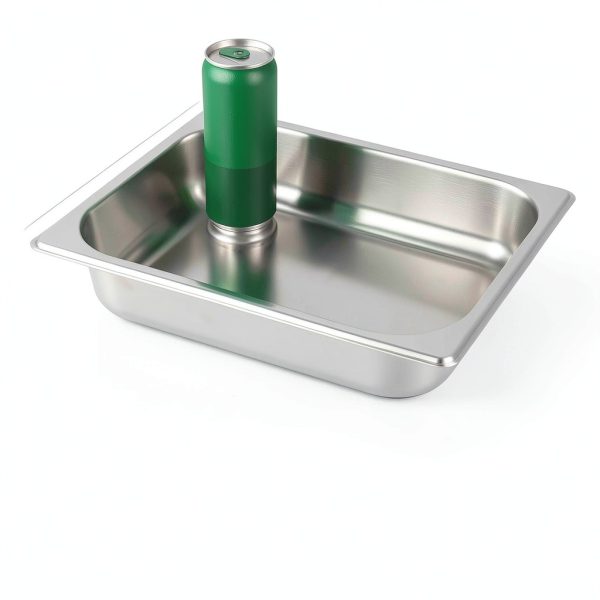 Steam Table Pans Half Size 2.5 Inch Deep JOUTYFOR Stainless Steel-1