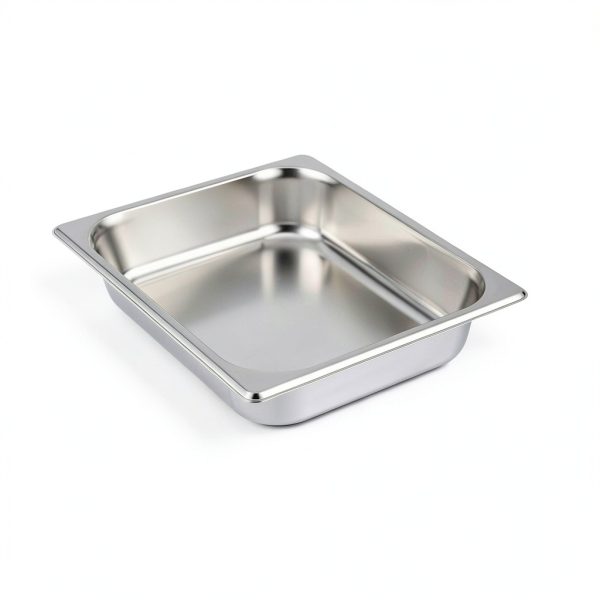 6 Pack Half Size Hotel Pans, 2.5 Inch Deep 1/2 Size Stainless Steel Steam Table Pans Restaurant Commercial Half Pans for Chafing Dishes Buffet Hotel Party-1
