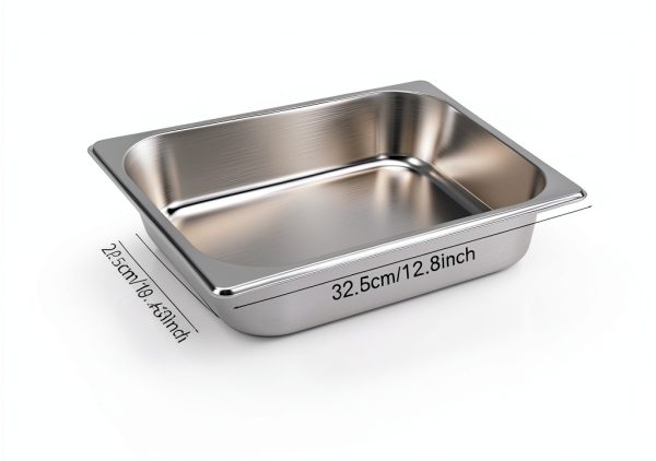 6 Pack Commercial Hotel Pans Zalaxt Stainless Steel 11x10x2.5 Inch-1