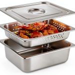 3 Pack Half 4 Inch Hotel Pan Cookware Stainless Steel Agolctry-0