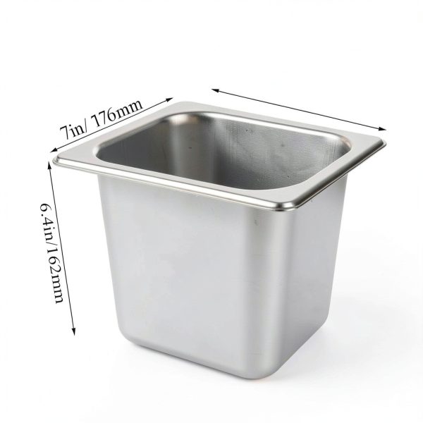 Hotel Pans LANIAKEA 6-Piece Stainless Steel Steam Table 6" Deep-1
