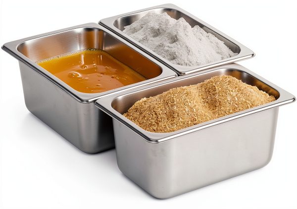 Hotel Pans TOPZEA 4 Pack 1/4 Size 4" Deep Stainless Steel Serving Pan-3