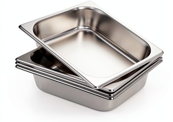 Hotel Pans 4 Pack TOPZEA Half Size Stainless Steel Steam Table Pan-2